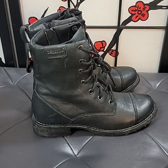 Durango Women's 7' Westn Black Combat Boots - Picture 11 of 11